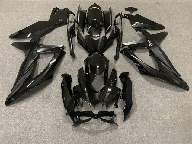 Nero Lucido 08-10 Suzuki GSXR 600-750 Carene Moto Nero Lucido 08-10 Suzuki GSXR 600-750 Carene Moto