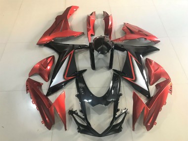 Nero Lucido & Arancione Vivace 11-24 Suzuki GSXR 600-750 Carene Moto