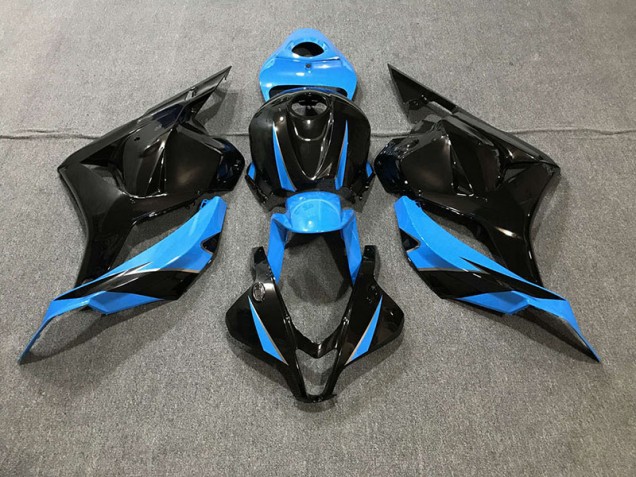 Nero Lucido & Azzurro Cielo 09-12 Honda CBR600RR Carene Moto Nero Lucido & Azzurro Cielo 09-12 Honda CBR600RR Carene Moto