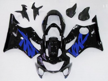 Nero Lucido & Blu 99-00 Honda CBR600 F4 Carene Moto