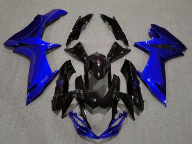 Nero Lucido & Blu Acqua 11-24 Suzuki GSXR 600-750 Carene Moto
