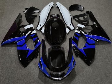 Nero Lucido Blu & Bianco 98-07 Yamaha YZF600 Carene Moto