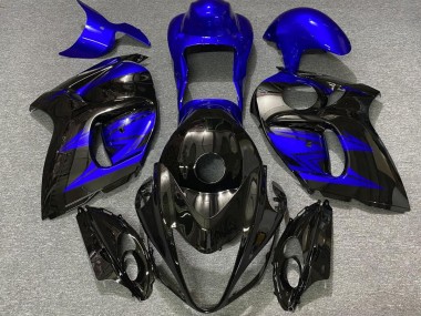 Nero Lucido & Blu Profondo 08-20 Suzuki GSXR 1300 Carene Moto