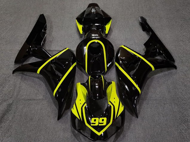 Nero Lucido & Giallo Brillante 06-07 Honda CBR1000RR Carene Moto Nero Lucido & Giallo Brillante 06-07 Honda CBR1000RR Carene Moto