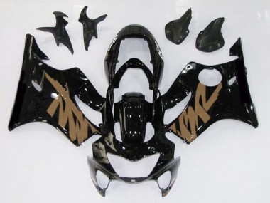 Nero Lucido & Marrone 99-00 Honda CBR600 F4 Carene Moto