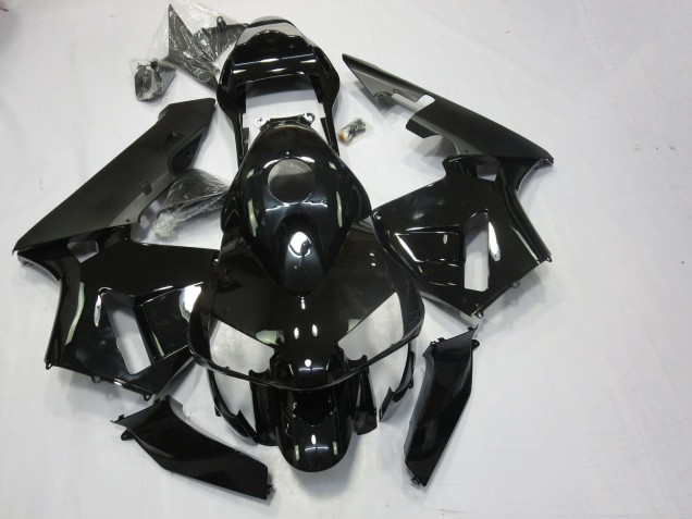 Nero Lucido & Opaco 03-04 Honda CBR600RR Carene Moto Nero Lucido & Opaco 03-04 Honda CBR600RR Carene Moto