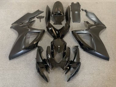 Nero Lucido & Opaco 06-07 Suzuki GSXR 600-750 Carene Moto