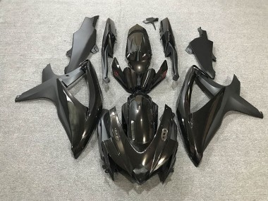 Nero Lucido/Opaco 08-10 Suzuki GSXR 600-750 Carene Moto