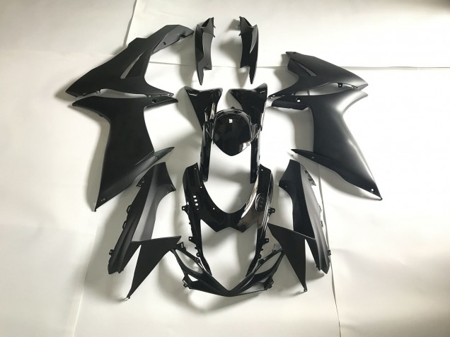 Nero Lucido & Opaco 11-24 Suzuki GSXR 600-750 Carene Moto Nero Lucido & Opaco 11-24 Suzuki GSXR 600-750 Carene Moto