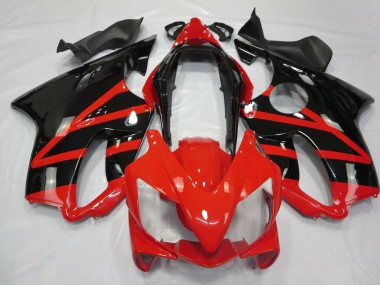 Nero Lucido & Rosso 04-07 Honda CBR600 F4i Carene Moto