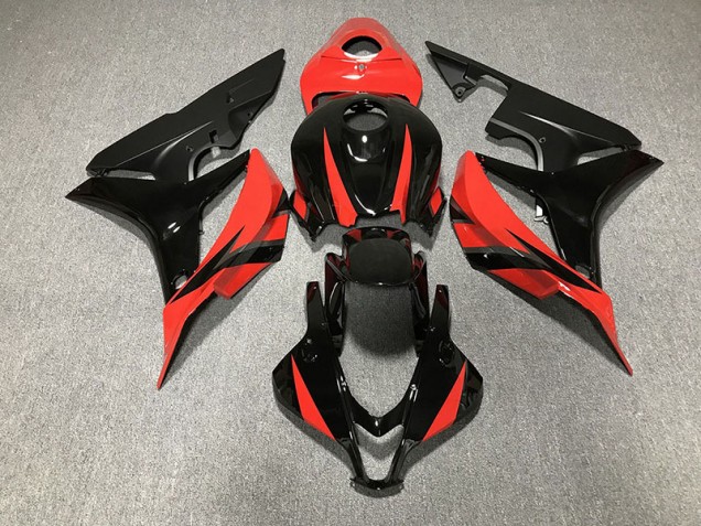 Nero Lucido & Rosso 07-08 Honda CBR600RR Carene Moto Nero Lucido & Rosso 07-08 Honda CBR600RR Carene Moto