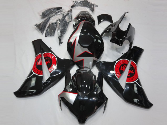 Nero Lucido & Rosso 08-11 Honda CBR1000RR Carene Moto Nero Lucido & Rosso 08-11 Honda CBR1000RR Carene Moto