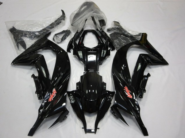 Nero Lucido Rosso 11-15 Kawasaki ZX10R Carene Moto Nero Lucido Rosso 11-15 Kawasaki ZX10R Carene Moto