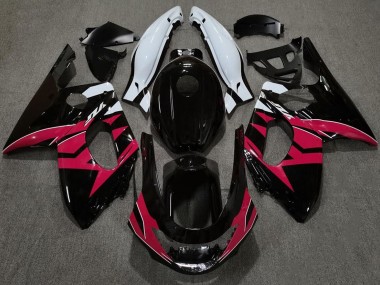 Nero Lucido Rosso & Bianco 98-07 Yamaha YZF600 Carene Moto
