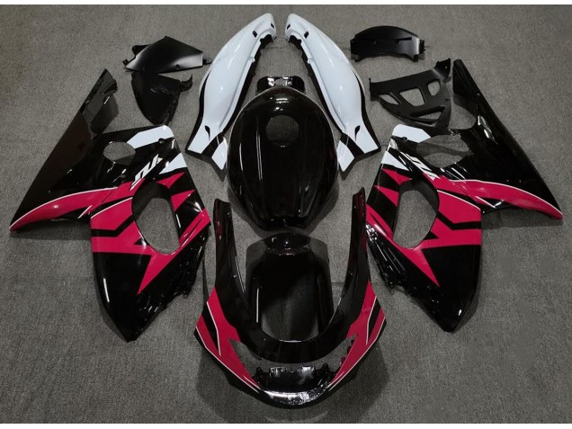 Nero Lucido Rosso & Bianco 98-07 Yamaha YZF600 Carene Moto Nero Lucido Rosso & Bianco 98-07 Yamaha YZF600 Carene Moto