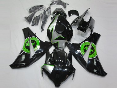 Nero Lucido & Verde 08-11 Honda CBR1000RR Carene Moto