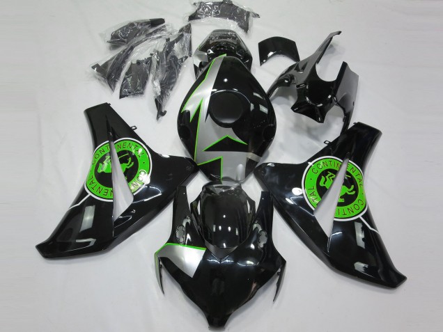 Nero Lucido & Verde 08-11 Honda CBR1000RR Carene Moto Nero Lucido & Verde 08-11 Honda CBR1000RR Carene Moto