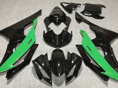Nero Lucido & Verde 08-16 Yamaha R6 Carene Moto