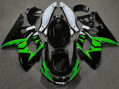 Nero Lucido Verde & Bianco 98-07 Yamaha YZF600 Carene Moto