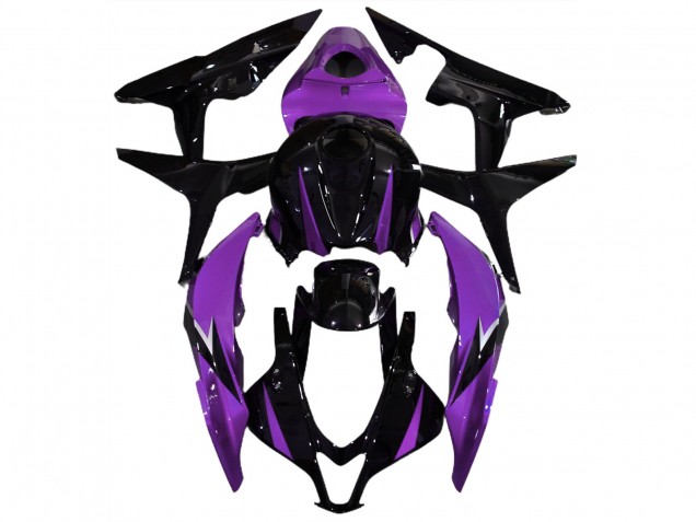 Nero Lucido & Viola 07-08 Honda CBR600RR Carene Moto Nero Lucido & Viola 07-08 Honda CBR600RR Carene Moto