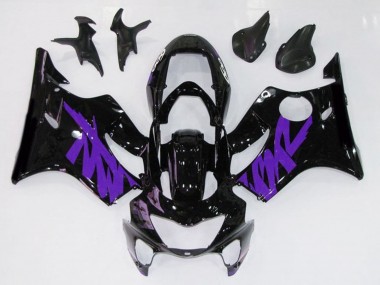 Nero Lucido & Viola 99-00 Honda CBR600 F4 Carene Moto