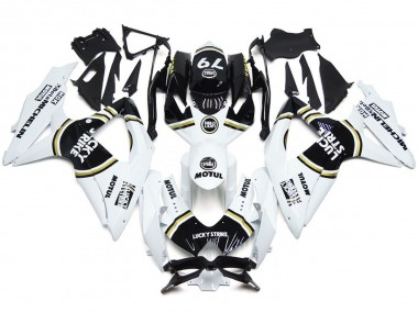 Nero Lucky Strike 79 08-10 Suzuki GSXR 600-750 Carene Moto