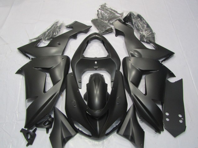 Nero Opaco 06-07 Kawasaki ZX10R Carene Moto Nero Opaco 06-07 Kawasaki ZX10R Carene Moto