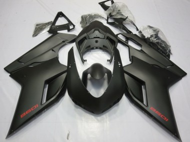 Nero Opaco 07-14 Ducati 848 1098 1198 Carene Moto
