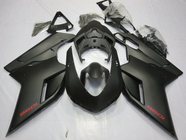 Nero Opaco 07-14 Ducati 848 1098 1198 Carene Moto Nero Opaco 07-14 Ducati 848 1098 1198 Carene Moto