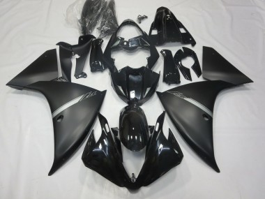 Nero Opaco 12-14 Yamaha R1 Carene Moto