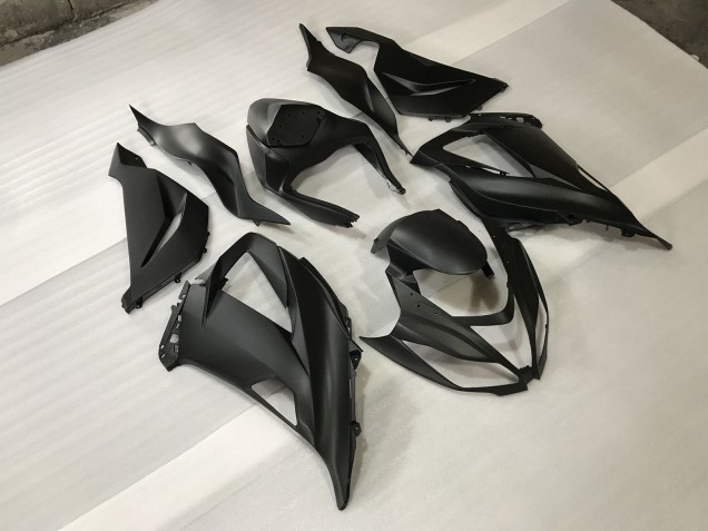 Nero Opaco 13-18 Kawasaki ZX6R Carene Moto Nero Opaco 13-18 Kawasaki ZX6R Carene Moto