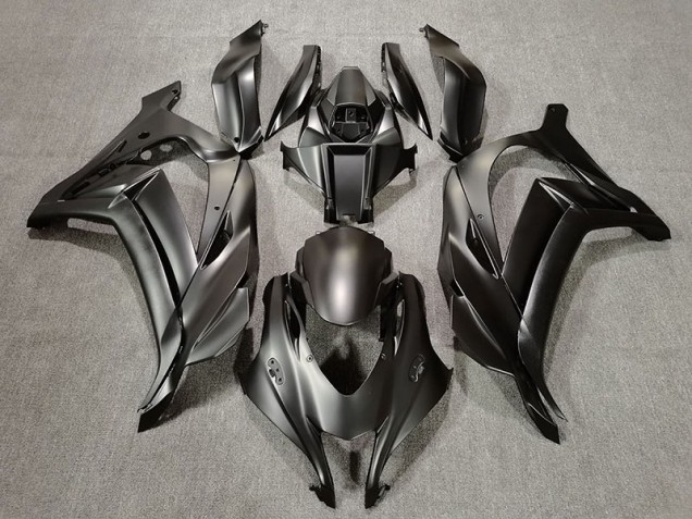 Nero Opaco 16-19 Kawasaki ZX10R Carene Moto Nero Opaco 16-19 Kawasaki ZX10R Carene Moto