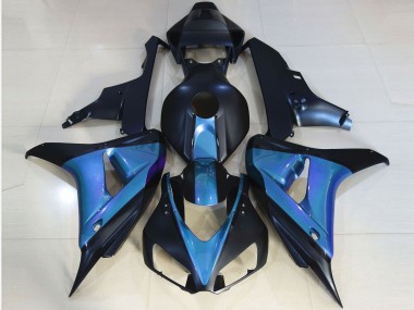 Nero Opaco & Azzurro 06-07 Honda CBR1000RR Carene Moto