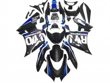Nero Opaco & Blu 17-23 Suzuki GSXR 1000 Carene Moto
