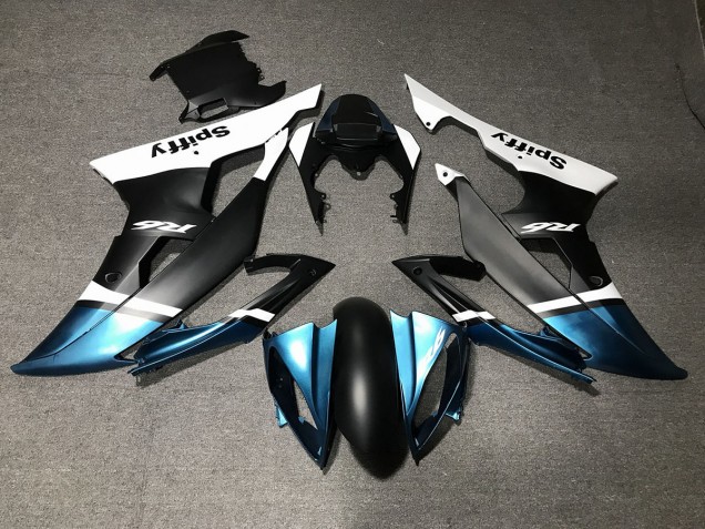 Nero Opaco & Blu Speciale 08-16 Yamaha R6 Carene Moto Nero Opaco & Blu Speciale 08-16 Yamaha R6 Carene Moto