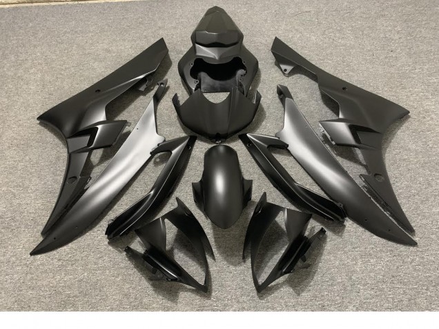 Nero Opaco Completo 06-07 Yamaha R6 Carene Moto Nero Opaco Completo 06-07 Yamaha R6 Carene Moto