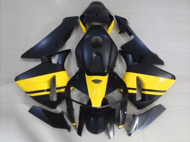 Nero Opaco & Giallo Lucido 05-06 Honda CBR600RR Carene Moto