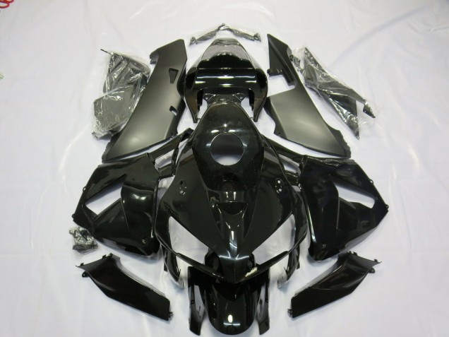 Nero Opaco & Lucido 05-06 Honda CBR600RR Carene Moto Nero Opaco & Lucido 05-06 Honda CBR600RR Carene Moto