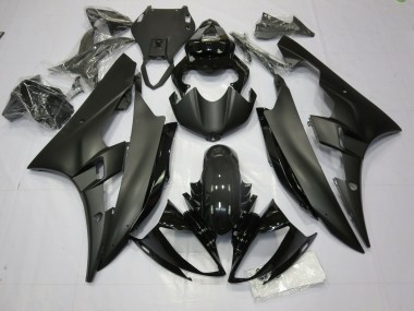 Nero Opaco & Lucido 06-07 Yamaha R6 Carene Moto