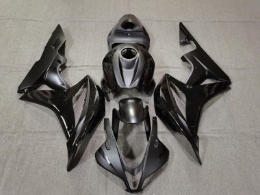 Nero Opaco & Lucido 07-08 Honda CBR600RR Carene Moto