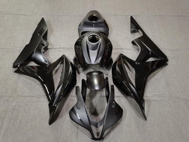 Nero Opaco & Lucido 07-08 Honda CBR600RR Carene Moto Nero Opaco & Lucido 07-08 Honda CBR600RR Carene Moto