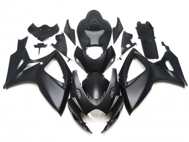 Nero Opaco OEM Stile Personalizzato 06-07 Suzuki GSXR 600-750 Carene Moto