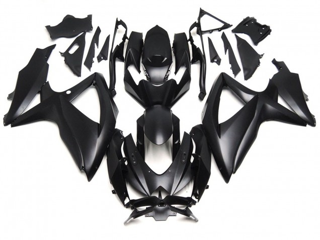 Nero Opaco Profondo 08-10 Suzuki GSXR 600-750 Carene Moto Nero Opaco Profondo 08-10 Suzuki GSXR 600-750 Carene Moto