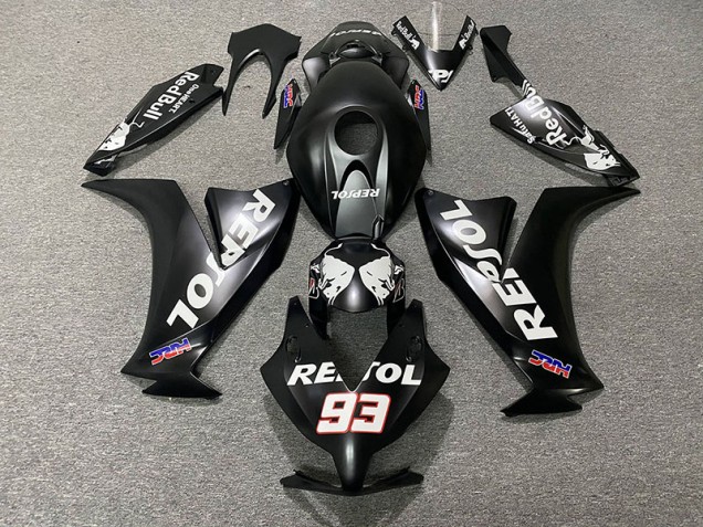 Nero Opaco Repsol 12-16 Honda CBR1000RR Carene Moto Nero Opaco Repsol 12-16 Honda CBR1000RR Carene Moto