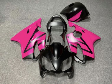 Nero Opaco & Rosa 01-03 Honda CBR600 F4i Carene Moto