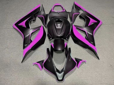 Nero Opaco & Rosa 07-08 Honda CBR600RR Carene Moto