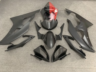 Nero Opaco & Rosso 08-16 Yamaha R6 Carene Moto