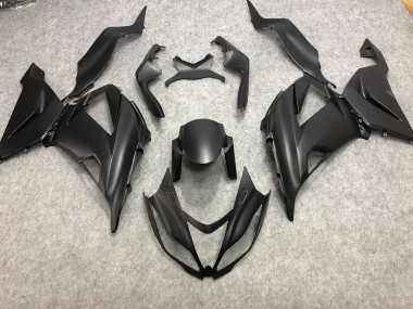 Nero Opaco Semplice 13-18 Kawasaki ZX6R Carene Moto