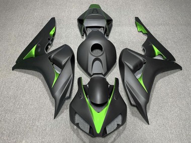 Nero Opaco & Verde 06-07 Honda CBR1000RR Carene Moto