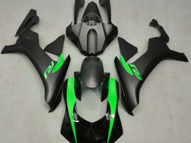 Nero Opaco & Verde 15-19 Yamaha R1 Carene Moto